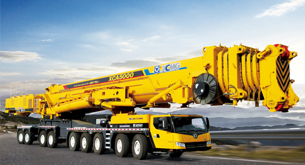 必博成功研制全球最大吨位、技术含量最高的XCA5000全地面起重机